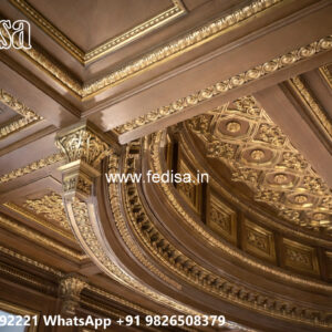 Luxury Ceiling Design Pop Design For Temple No-4780