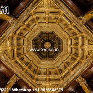 Luxury Ceiling Design Devghar Pop Design No-4850