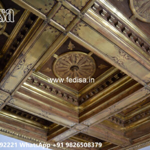 Luxury Ceiling Design Pop Plus Minus Design For Big Hall No-4923