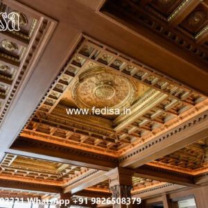 Luxury Ceiling Design Pop Design For Front Wall No-4995