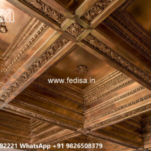 Luxury Ceiling Design Single Fan False Ceiling Design No-5052