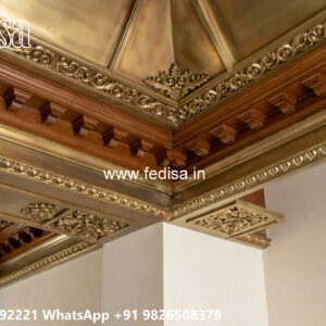 Luxury Ceiling Design Pop Design With Fan No-5108