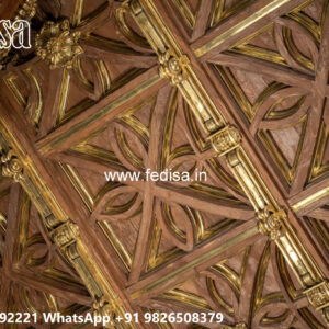Luxury Ceiling Design Pop Design For Hall Double Fan No-5166