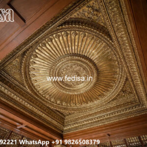 Luxury Ceiling Design Led Tv Wall Pop Design No-5303