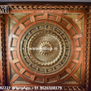 Luxury Ceiling Design Pop Design Wooden No-5330