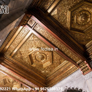 Luxury Ceiling Design God Room Pop Design No-5357