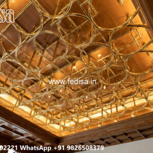 Luxury Ceiling Design Blackpop Wallpaper No-5476