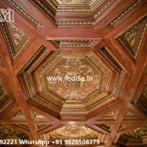 Luxury Ceiling Design Entrance Lobby Pop Design No-5493