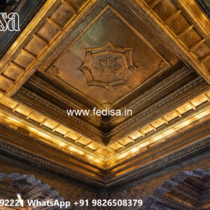 Luxury Ceiling Design L Shaped Hall False Ceiling No-5498