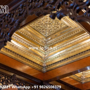 Luxury Ceiling Design Hall Pop Design 2 Fan No-5505
