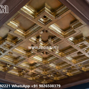 Luxury Ceiling Design Pop Square Design For Hall No-5532