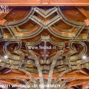 Luxury Ceiling Design Pop Led Wall Design No-5838