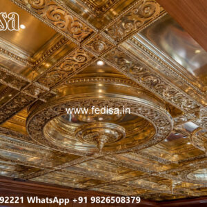 Luxury Ceiling Design Rectangle Shape Pop Design No-5855