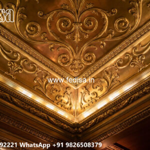 Luxury Ceiling Design Pop Tv Set Design No-5868