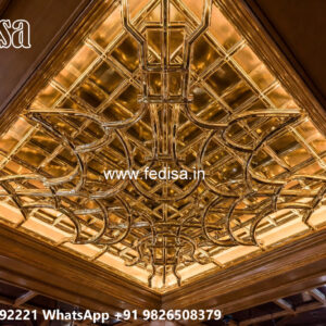 Luxury Ceiling Design Gray Color False Ceiling No-5995