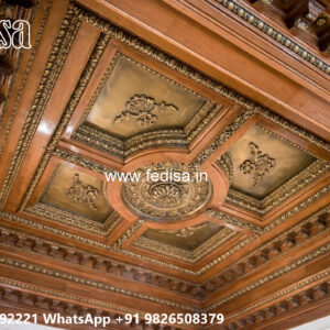 Luxury Ceiling Design False Ceiling 2 Fans No-6039