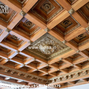 Luxury Ceiling Design Pop And Wooden Ceiling Design No-6102