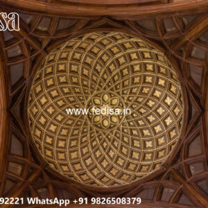 Luxury Ceiling Design Wood Color Paint For False Ceiling No-6125