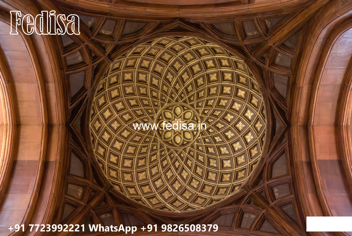 Luxury Ceiling Design Wood Color Paint For False Ceiling No-6125