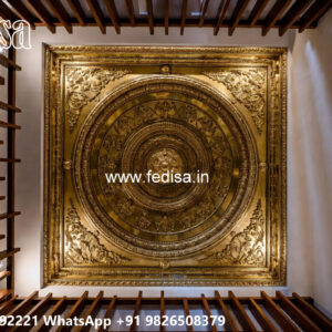 Luxury Ceiling Design Long Room Pop Design No-6152