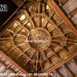 Luxury Ceiling Design Pop Design For Living Room With 2 Fans No-6174