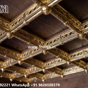 Luxury Ceiling Design False Ceiling For L Shape Hall No-6176