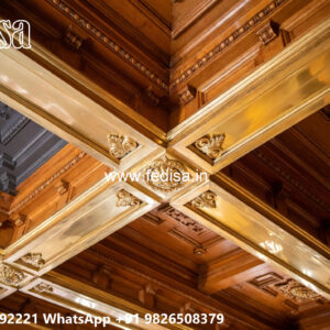 Luxury Ceiling Design Wall Tv Pop Design No-6301