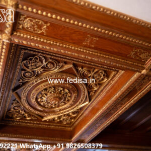 Luxury Ceiling Design Double Fan Pop Design For Hall No-6313