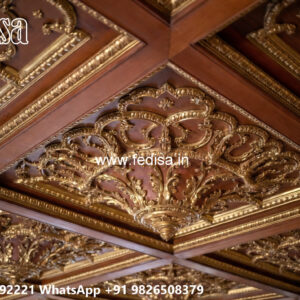 Luxury Ceiling Design Pop Ceiling With 2 Fans No-6467