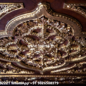 Luxury Ceiling Design Pooja Room Pop Design No-6879