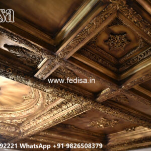 Luxury Ceiling Design Lobby Pop Design Plus Minus No-6942
