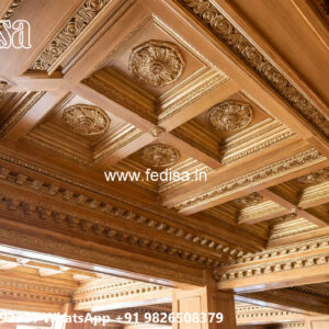 Luxury Ceiling Design Simple Pop Design For Hall With Two Fans No-6950