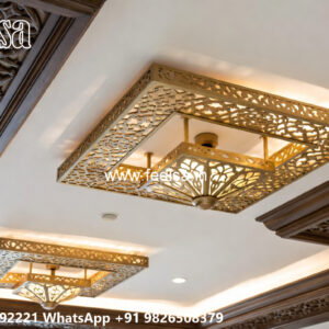 Luxury Ceiling Design Corner Pop Design No-7035