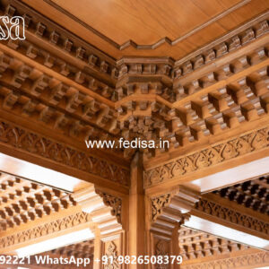 Luxury Ceiling Design Wooden Pop Design For Hall No-7043