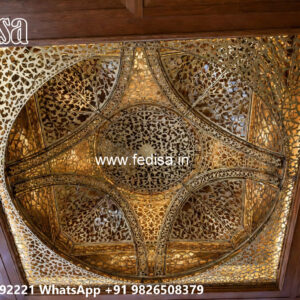 Luxury Ceiling Design Pop Ceiling Design With 2 Fans No-7044