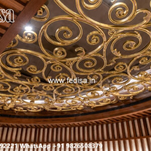 Luxury Ceiling Design Pop Border Patti Design No-7069