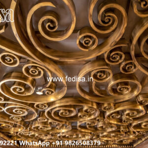 Luxury Ceiling Design Cement Pop Design Plus Minus No-7100