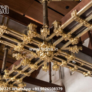Luxury Ceiling Design Ceiling Fan Pop Design No-7260
