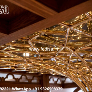 Luxury Ceiling Design L Shape Hall False Ceiling Design No-7345
