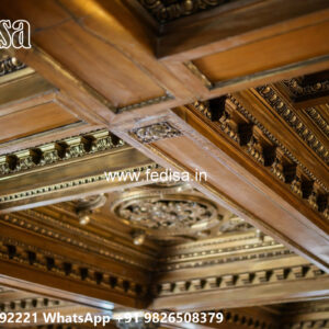 Luxury Ceiling Design False Ceiling With Two Fans No-7346