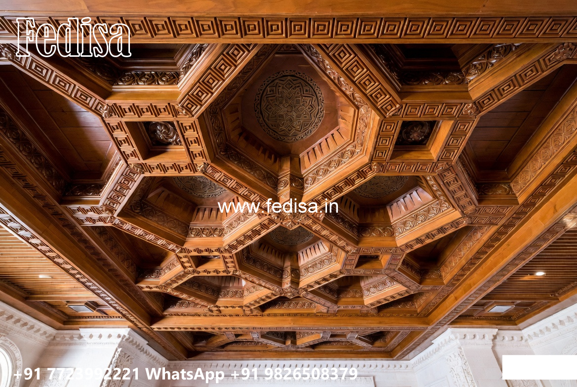 Luxury Ceiling Design Wood Panel Ceiling Ideas No-7359