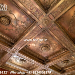 Luxury Ceiling Design Wooden False Ceiling Design For Bedroom No-7416