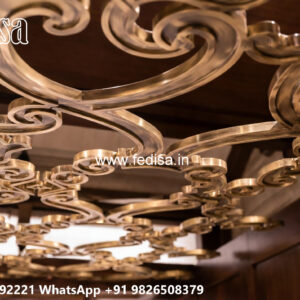 Luxury Ceiling Design Ceiling Fan Wall Design No-7646