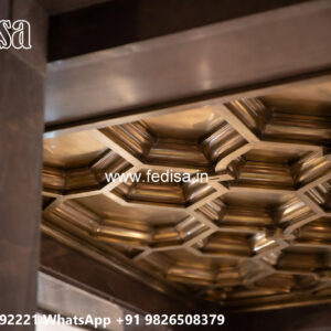 Luxury Ceiling Design Pop Double Fan Design No-7671