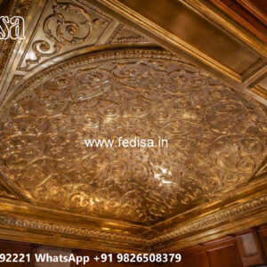 Luxury Ceiling Design False Ceiling Design With 2 Fans No-7826