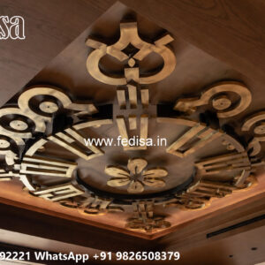 Luxury Ceiling Design Hall Pop Plus Minus Design No-7875