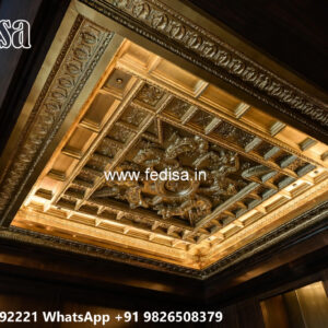 Luxury Ceiling Design Pop Design For Mandir No-7906