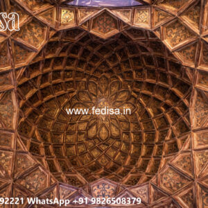 Luxury Ceiling Design False Ceiling With 2 Fans No-7982