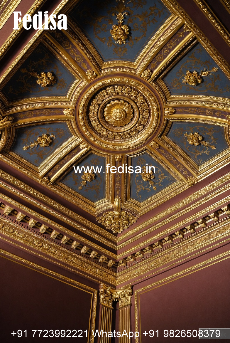 Gypsum Classic Ceiling Room Ceiling Design No-026