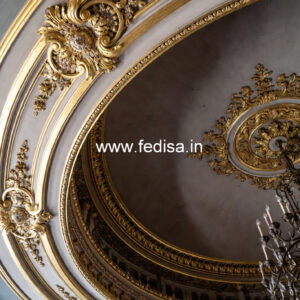 Gypsum Classic Ceiling Ceiling Design For Living Room No-028